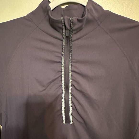 Lululemon Fast As Light 1/2 Zip Boysenberry size 10 - Picture 5 of 8